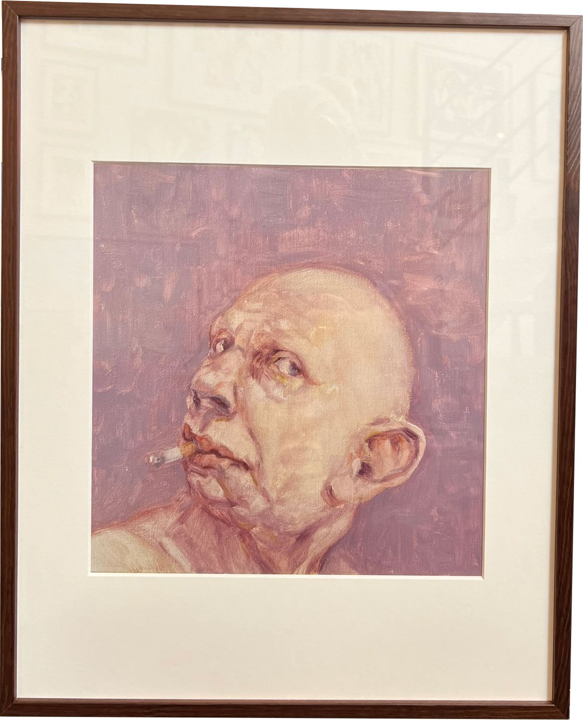 Fools - indrammet plakat af Michael Kvium 40x50cm