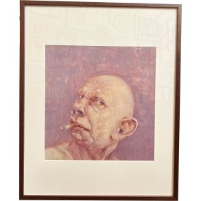 Fools - indrammet plakat af Michael Kvium 40x50cm