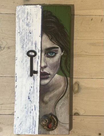 Avoidance, 35x15cm Maleri/Skulptur af David Jurez