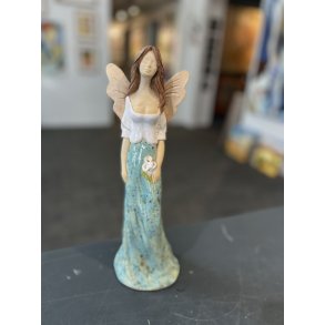Engel i keramik af Anka Christip