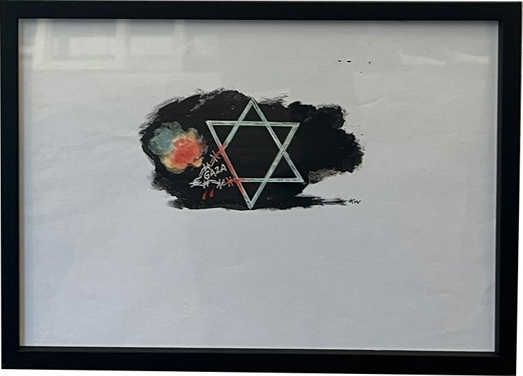 Kurt Westergaard, kronik 21x30cm