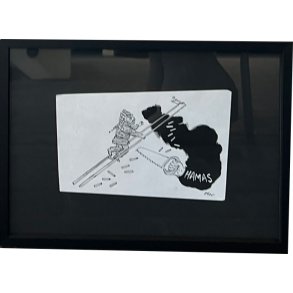 Kurt Westergaard, kronik 21x30cm