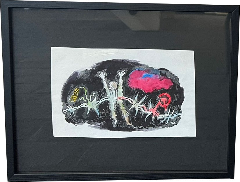 Kurt Westergaard, kronik 21x34cm