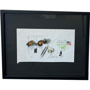 Kurt Westergaard, kronik 21x34cm