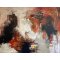 Susanne Gemmer 100x130cm abstrakt maleri