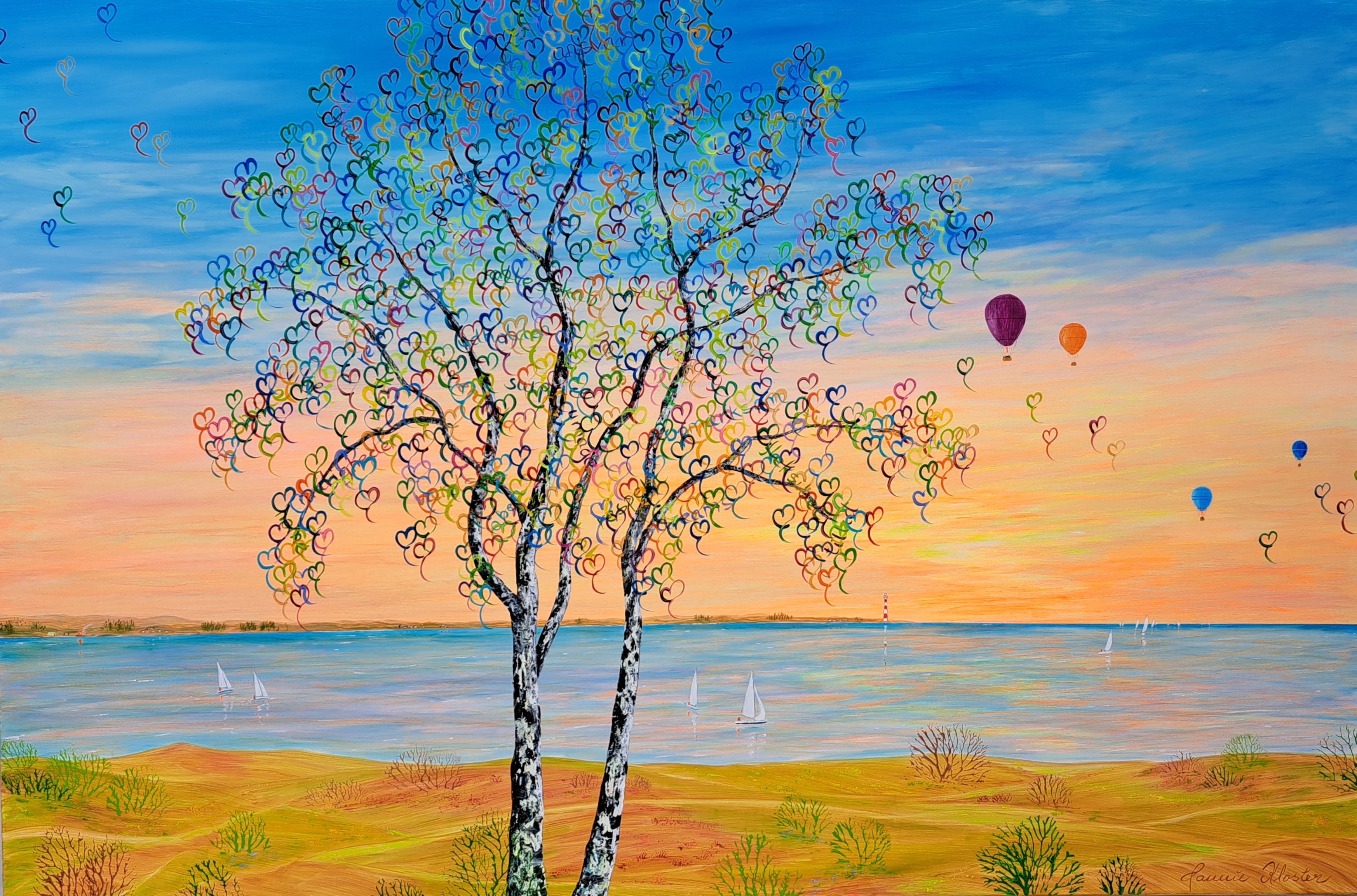 maleri Jannie Kloster 100x150cm