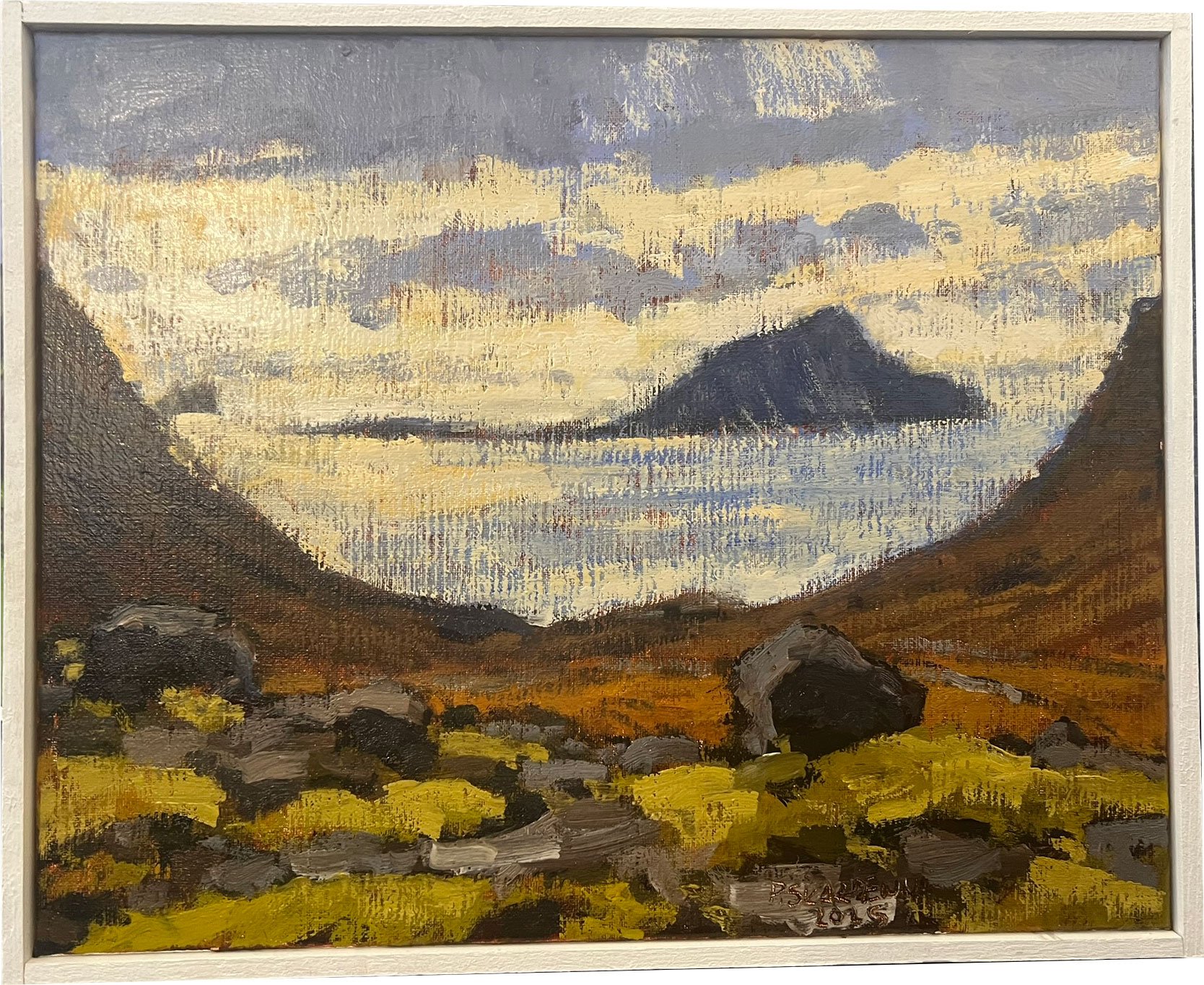 Pl Skardenni - landskabsmaleri fra frrerne 50x40cm