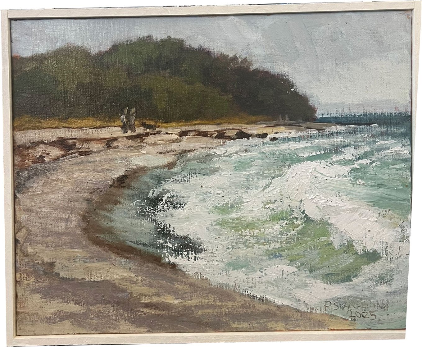 Pl Skardenni - landskabsmaleri fra frrerne 50x40cm
