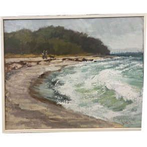 Pl Skardenni - landskabsmaleri fra frrerne 50x40cm