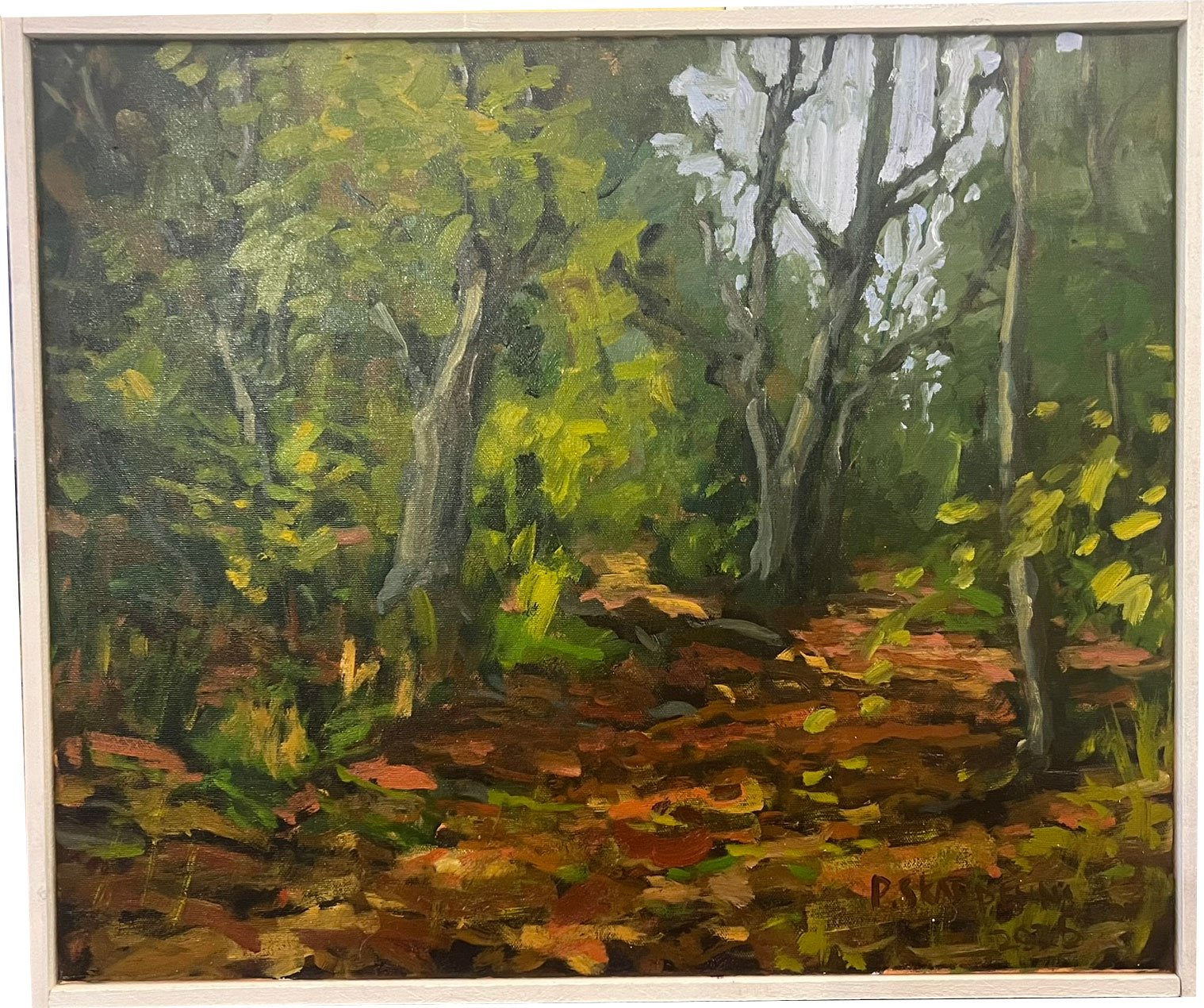 Pl Skardenni - landskabsmaleri fra frrerne 50x60cm