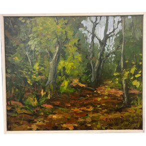 Pl Skardenni - landskabsmaleri fra frrerne 50x60cm