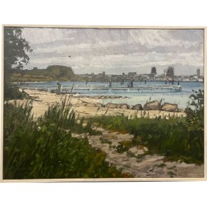 Pl Skardenni - landskabsmaleri fra frrerne 60x80cm