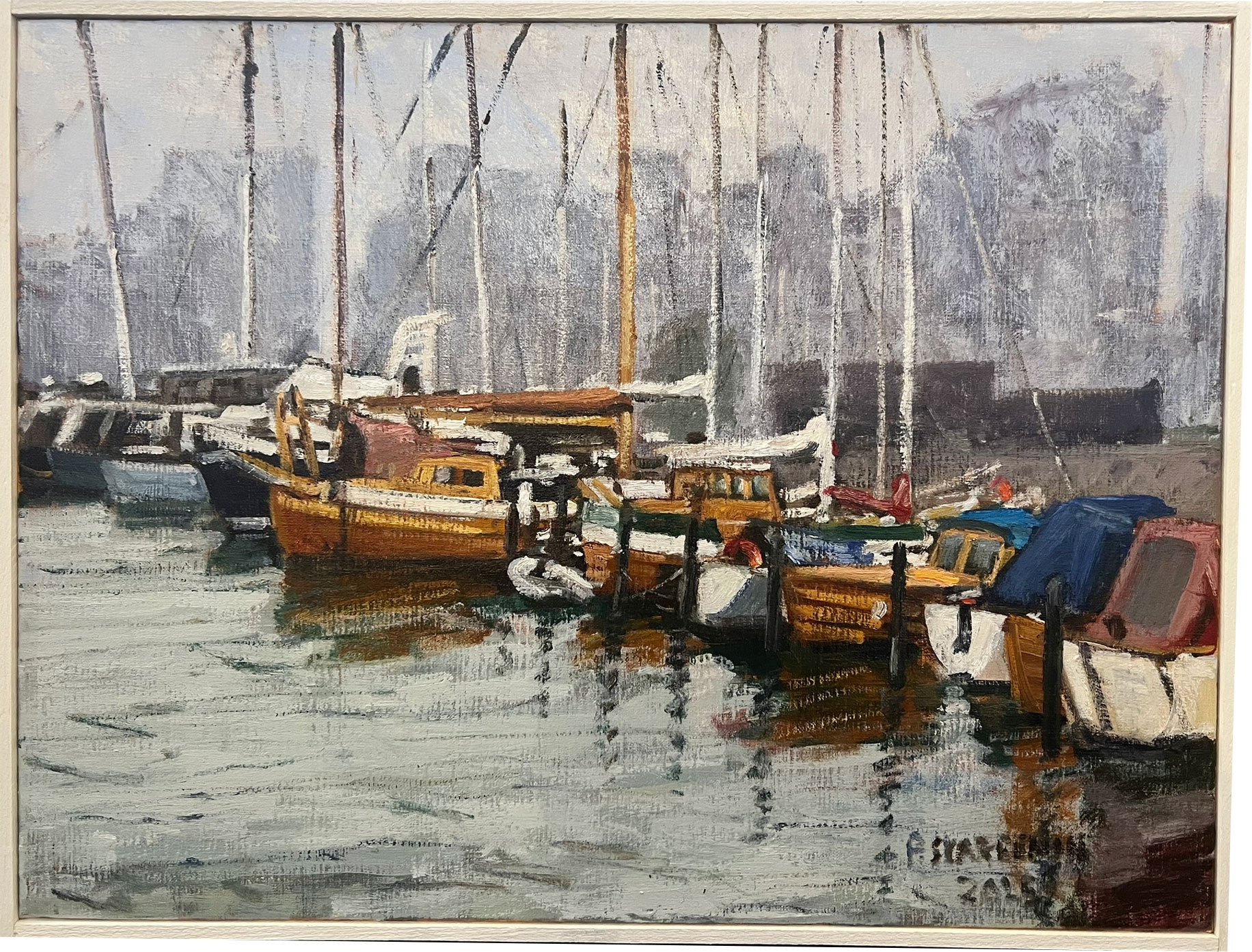Pl Skardenni - landskabsmaleri fra frrerne 60x80cm