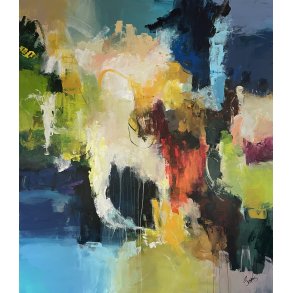 Just like before, maleri 130x150cm af Jesper Srensen