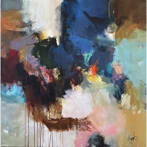 Unbelievable, 100x100cm maleri  af Jesper Srensen