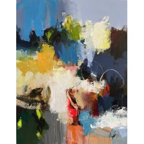 Nevertheless - 70 x 90 cm maleri  af Jesper Srensen