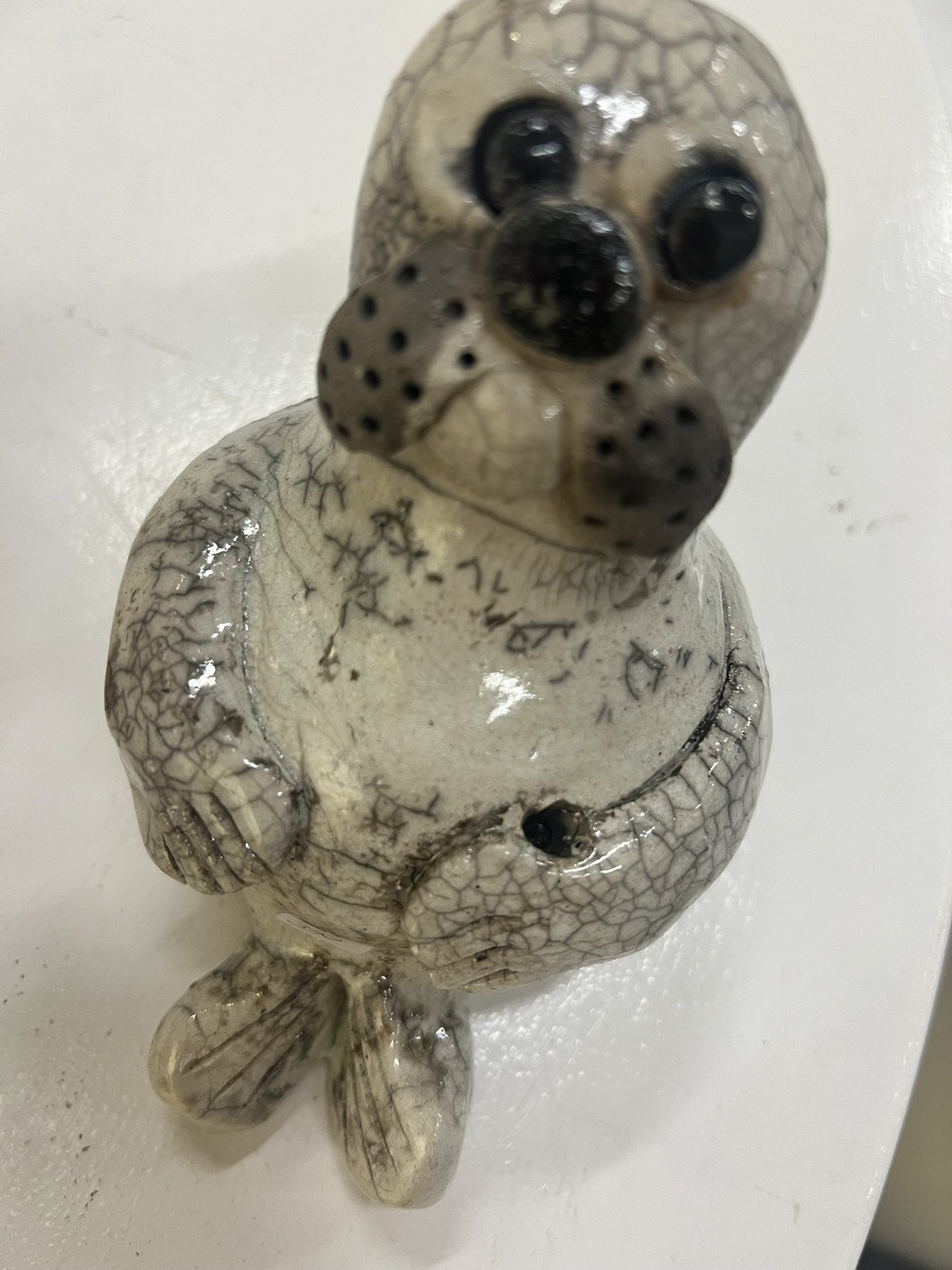 Dorit Knudsen s�l i rakubr�ndt keramik