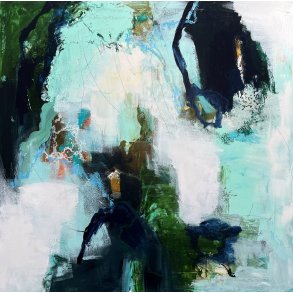 Rie Brdsgaard maleri 80x80c