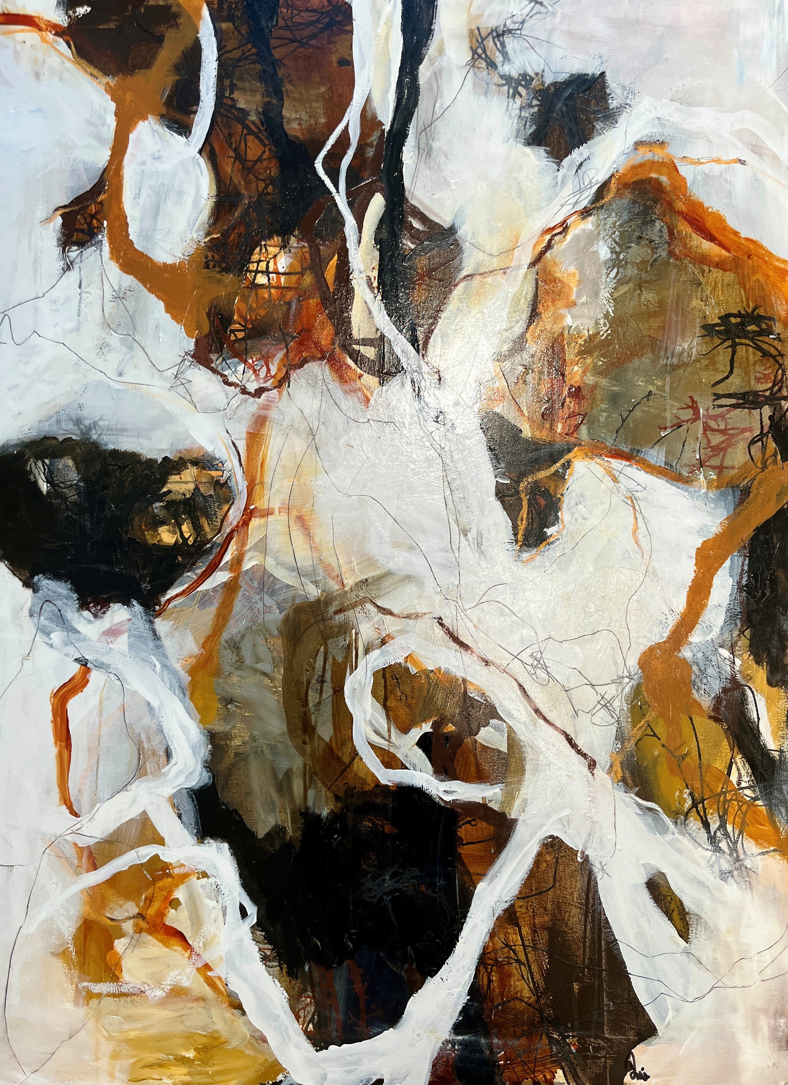 Rie Brdsgaard  90x120cm maleri portrt