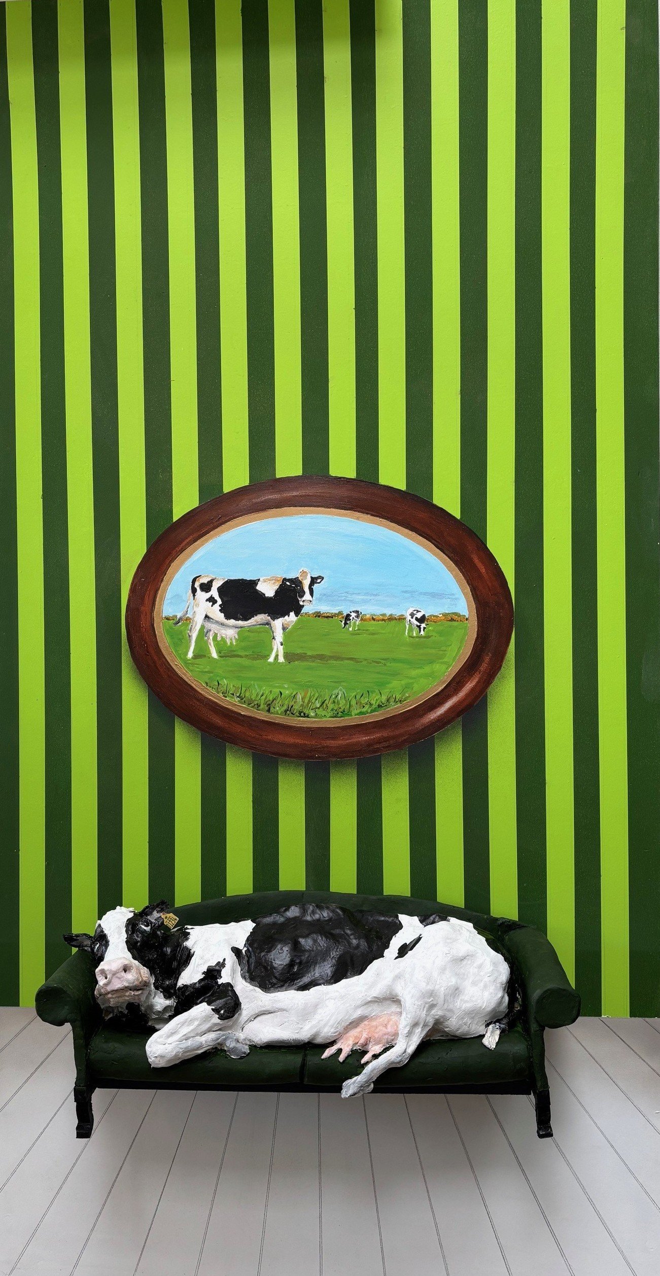 Muuuuhligvis, Gode tider 80x120cm maleri