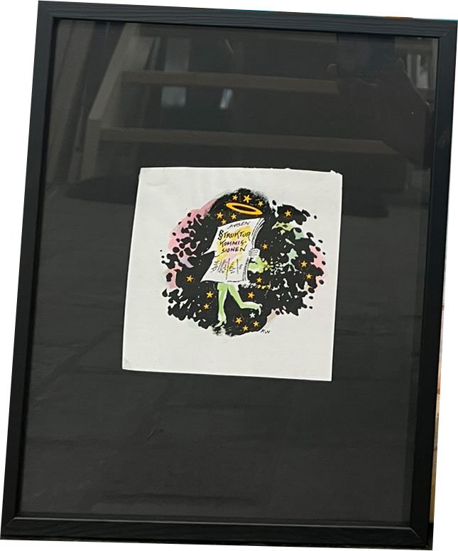 Kurt Westergaard, kronik 21x34cm