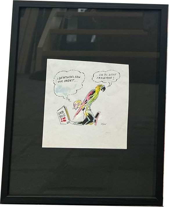 Kurt Westergaard, kronik 21x34cm