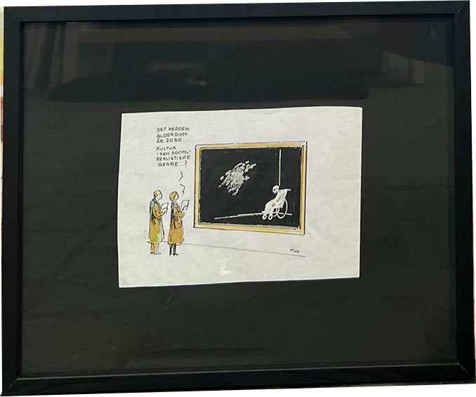 Kurt Westergaard, kronik 21x34cm