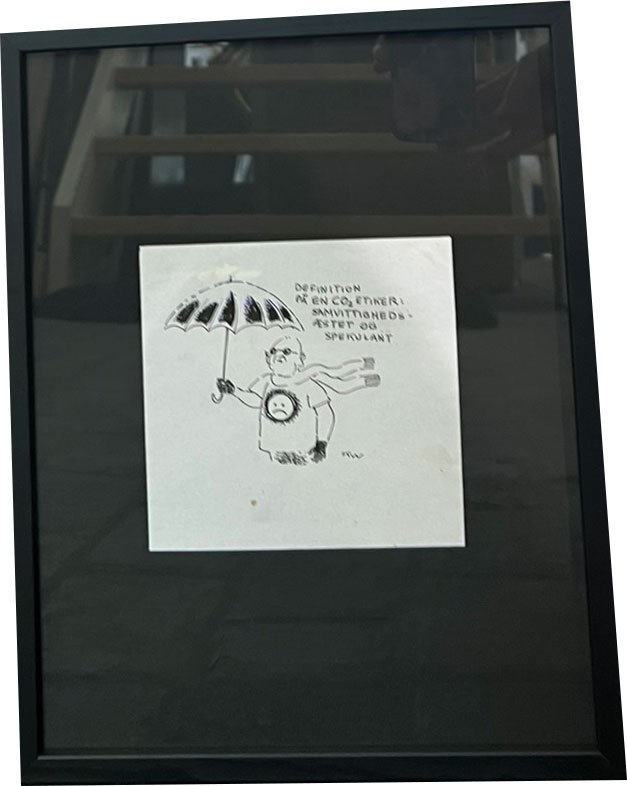 Kurt Westergaard, kronik 21x34cm