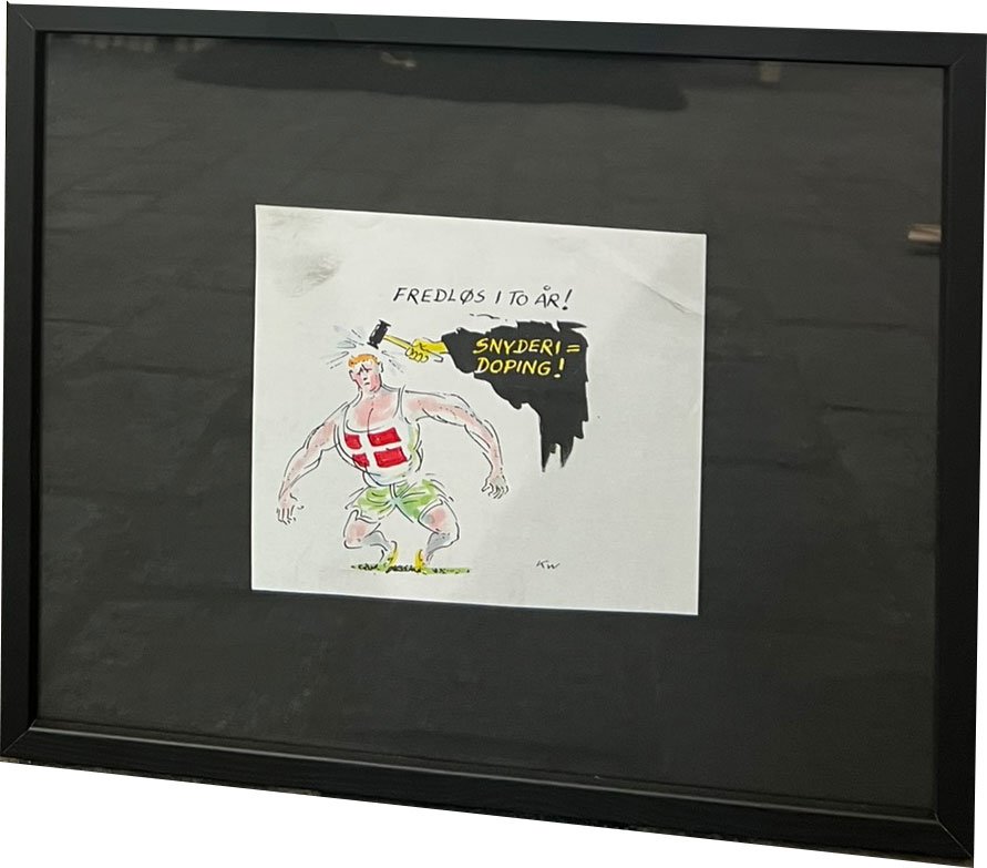 Kurt Westergaard, kronik 21x34cm