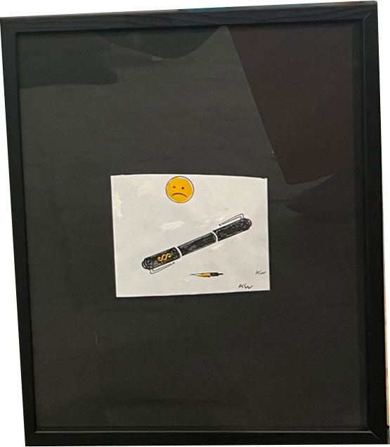 Kurt Westergaard, kronik 21x34cm