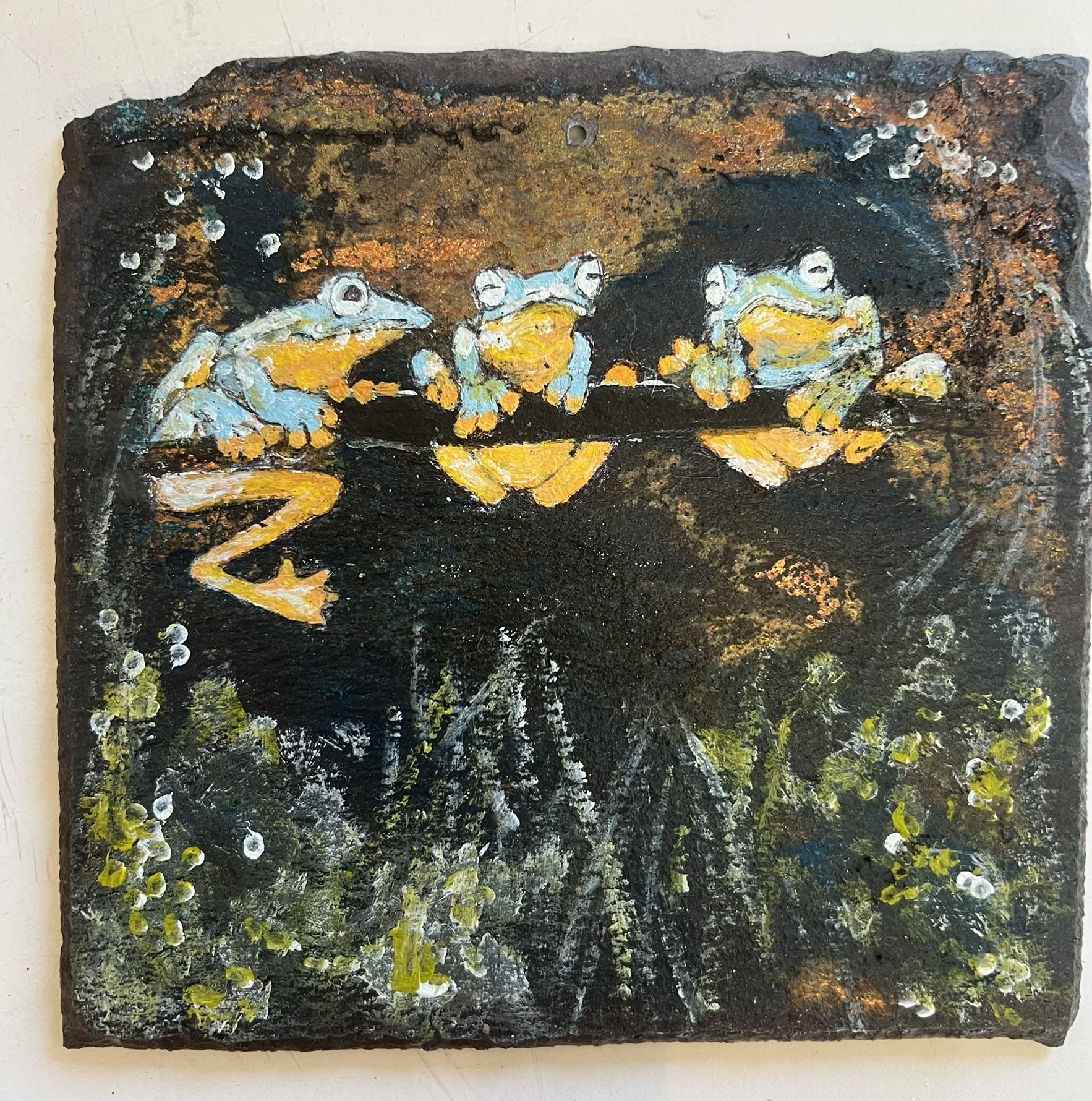 Frer af Anne-Mette Lehrskov, 20x20cm maleri