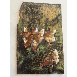 Anne-Mette Lehrskov, 12x18cm maleri p skiffer