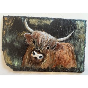 Anne-Mette Lehrskov, 12x18cm maleri p skiffer