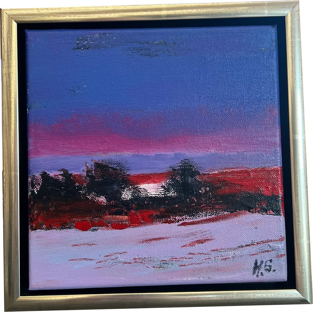 Hanne S�rensen maleri 20x20cm