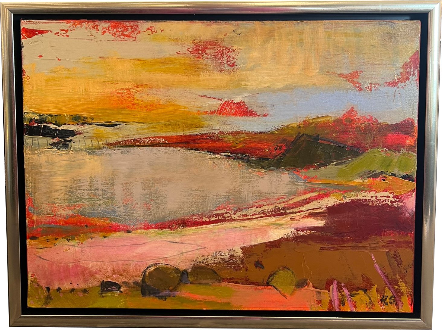 Hanne S�rensen, maleri 30x40cm