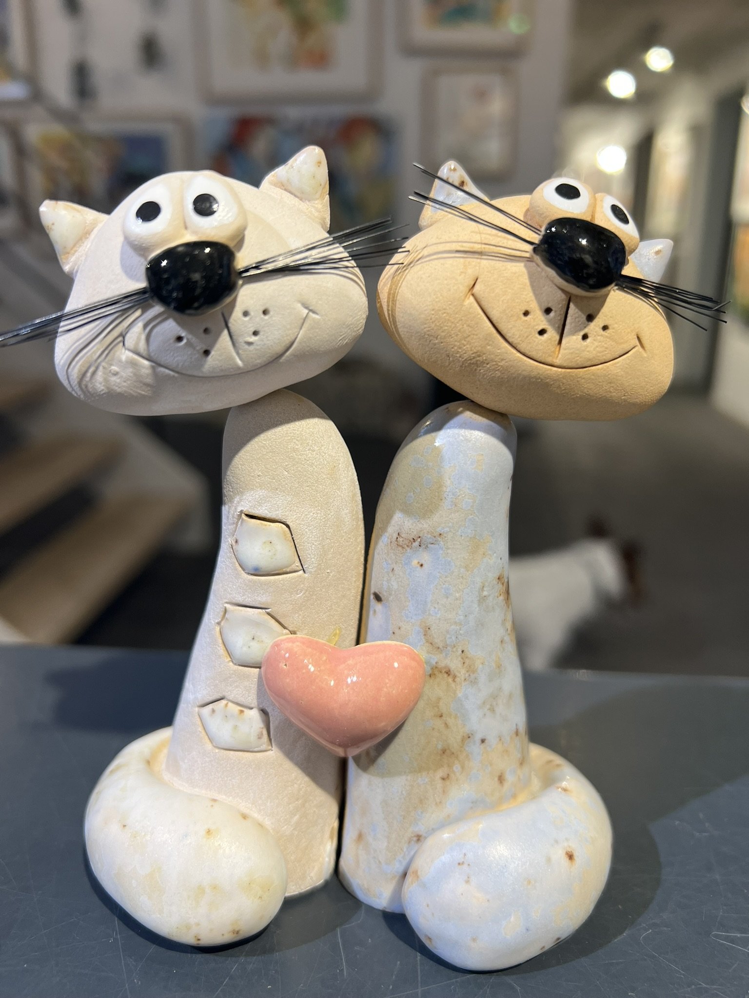 Nr Modstninger Mdes, keramikskulptur af Anka Christob