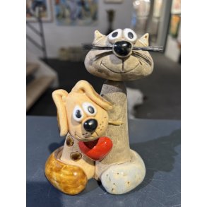 Sammen  Trods Alt, keramikskulptur af Anka Christob