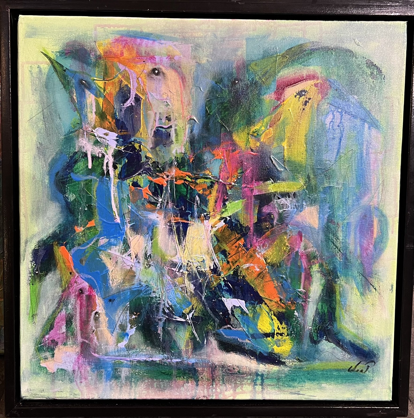 Lea Peters, maleri 50x50cm