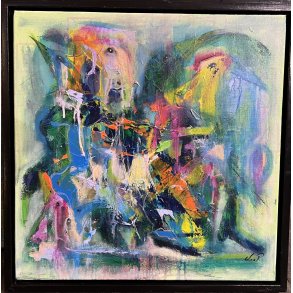 Lea Peters, maleri 50x50cm