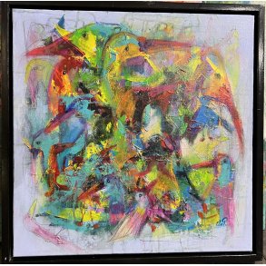 Lea Peters, maleri 50x50cm