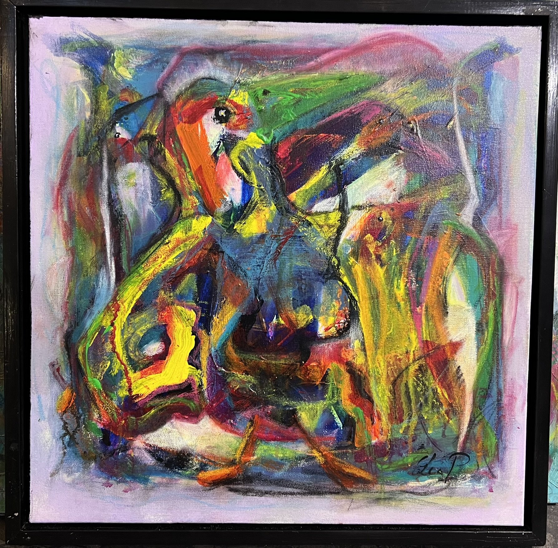 Lea Peters, maleri 50x50cm