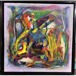 Lea Peters, maleri 50x50cm