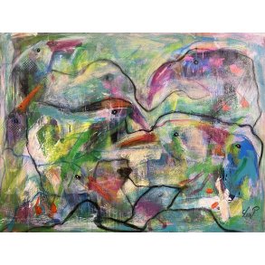 Lea Peters, maleri 60x80cm