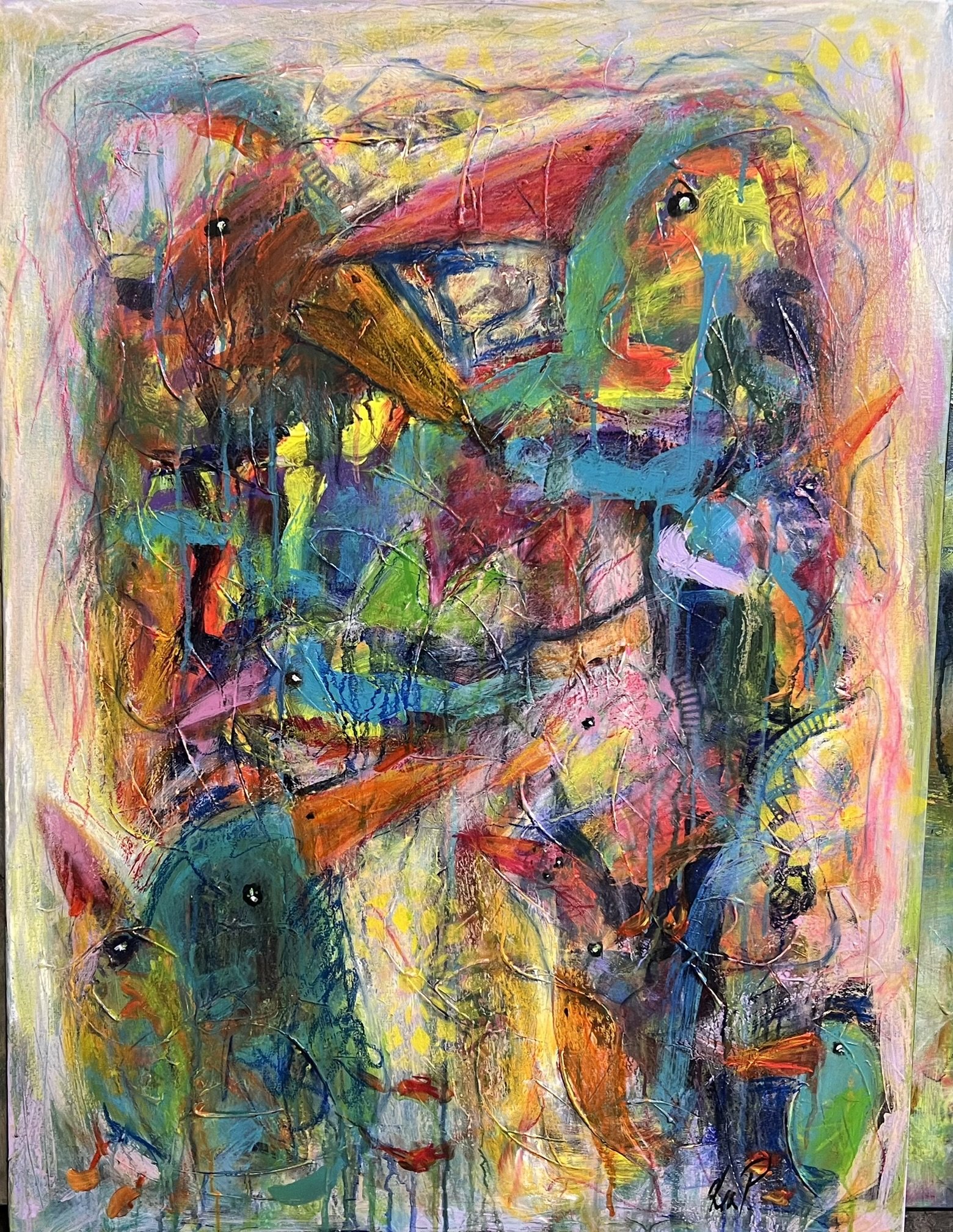 Lea Peters, maleri 60x80cm