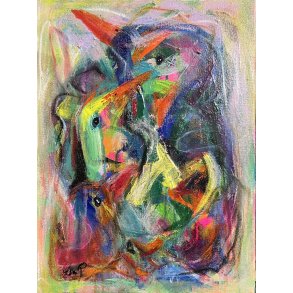 Lea Peters, maleri 40x30cm