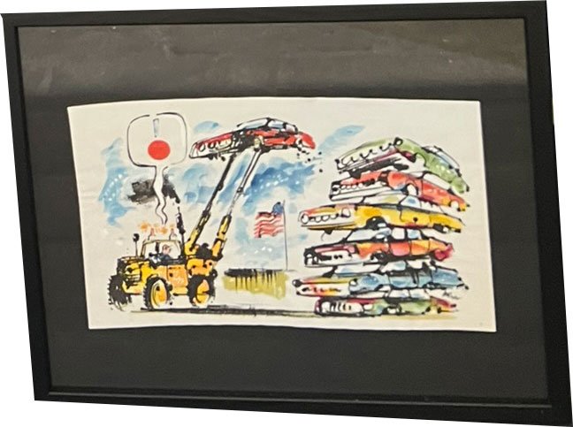 Kurt Westergaard, kronik 24x33cm