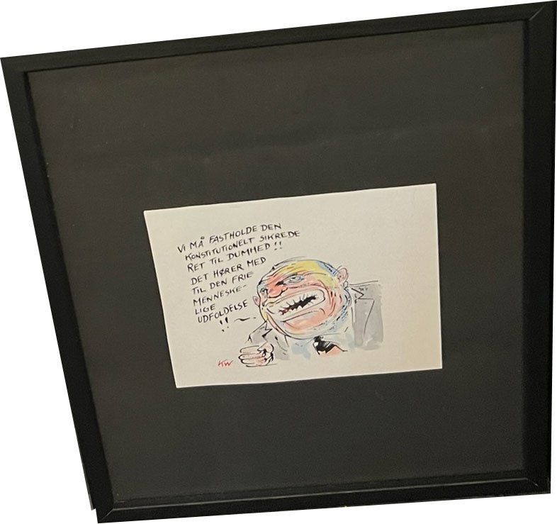 Kurt Westergaard, kronik 24x33cm