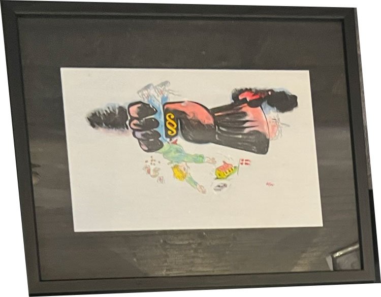 Kurt Westergaard, kronik 24x33cm