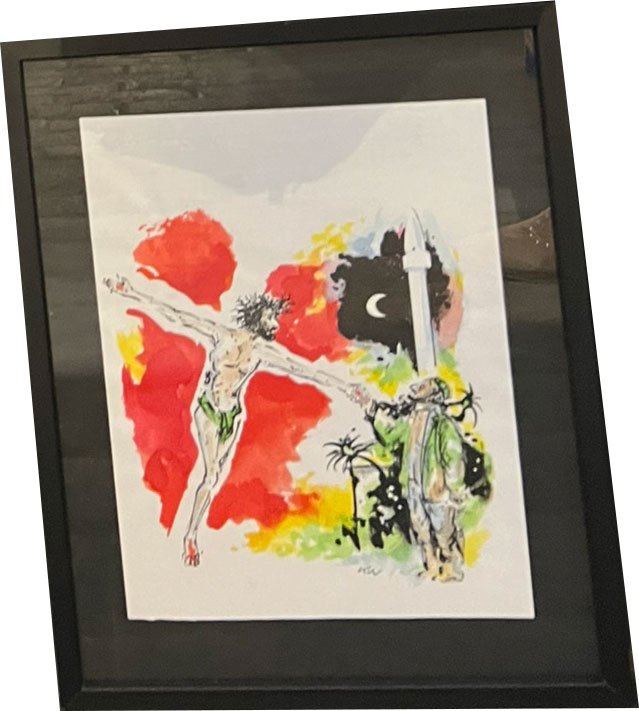 Kurt Westergaard, kronik 24x33cm