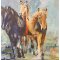 Hanne Ernst, hestemaleri 30x30cm